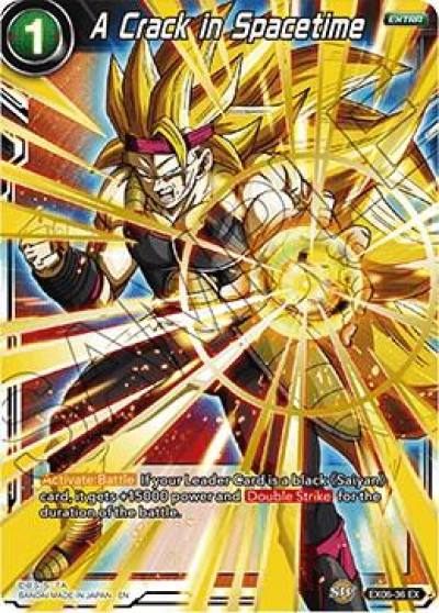 A Crack in Spacetime EX06-36 Special Anniversary Set Dragonball Super card