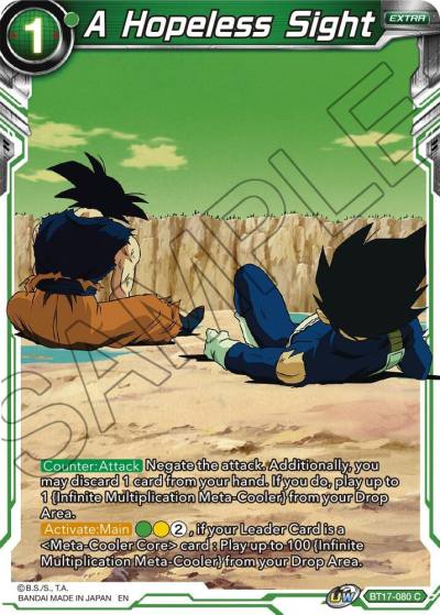 A Hopeless Sight BT17-080 Ultimate Squad Dragonball Super card