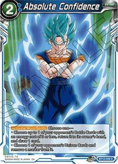 Absolute Confidence BT10-059 Rise of the Unison Warrior Dragonball Super card