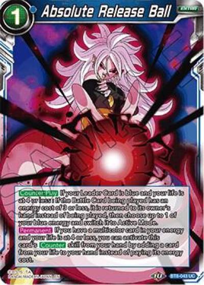 Absolute Release Ball BT8-043 Malicious Machinations Dragonball Super card
