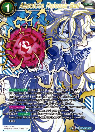 Absolute Release Ball SPR BT8-043 Malicious Machinations Dragonball Super card