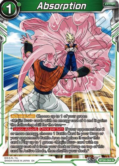 Absorption BT30-064 Three Glorious Fighters Dragonball Super card