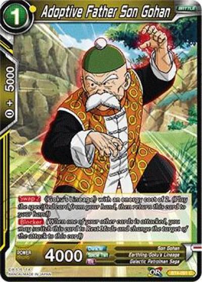 Adoptive Father Son Gohan BT4-091 Colossal Warfare Dragonball Super card