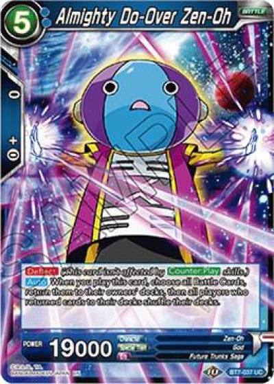 Almighty Do Over Zen Oh BT7-037 Assault of the Saiyans Dragonball Super card