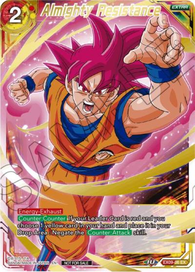 Almighty Resistance Alt Art Card Set 2023 Vol 3 EX09-06 Tournament Promotion Cards Dragonball Super card