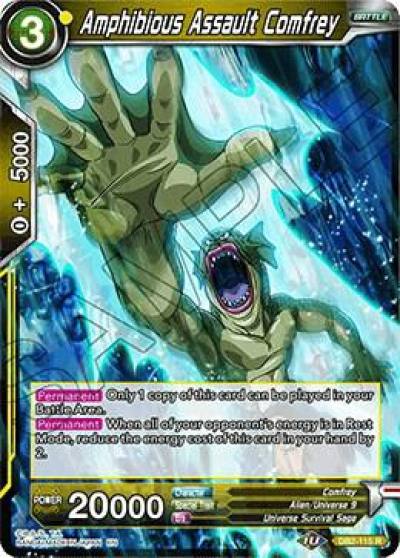 Amphibious Assault Comfrey DB2-115 Draft Box 05 - Divine Multiverse Dragonball Super card