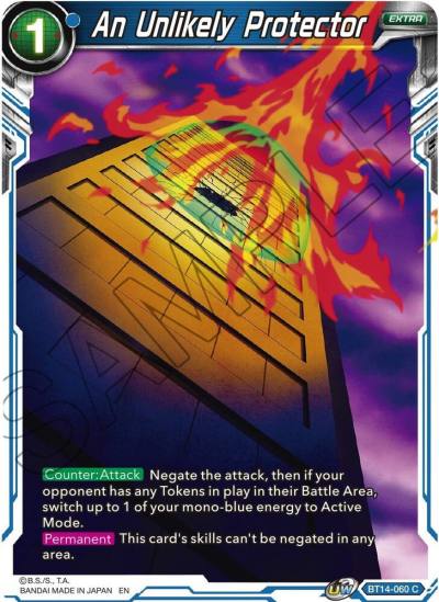 An Unlikely Protector BT14-060 Cross Spirits Dragonball Super card