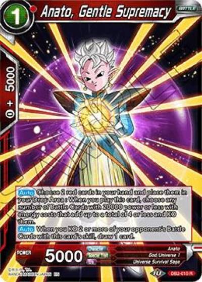Anato Gentle Supremacy DB2-010 Draft Box 05 - Divine Multiverse Dragonball Super card