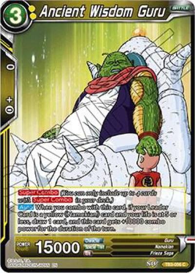 Ancient Wisdom Guru TB3-056 Clash of Fates Dragonball Super card