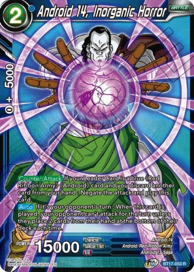 Android 14 Inorganic Horror Foil BT17-053 Ultimate Squad Dragonball Super card