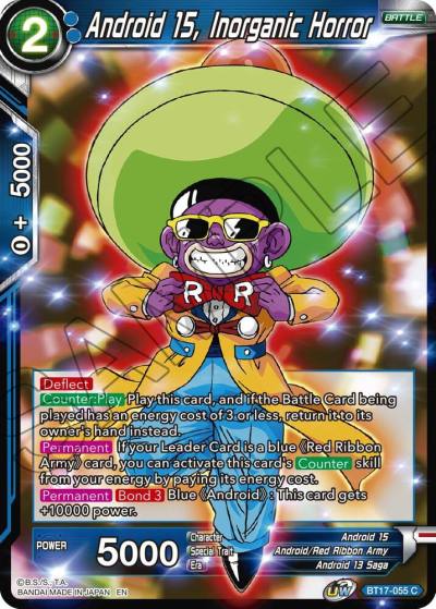 Android 15 Inorganic Horror BT17-055 Ultimate Squad Dragonball Super card