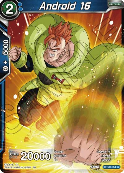 Android 16 BT20-051 Power Absorbed Dragonball Super card