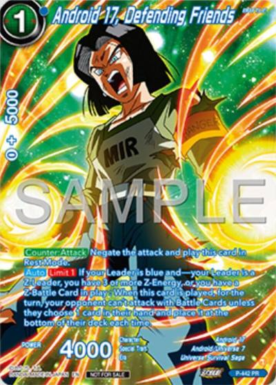 Android 17 Defending Friends Premium Alt Art Set 2025 Vol1 P-442 Promotion Cards Dragonball Super card