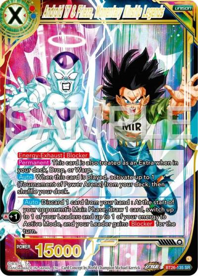 Android 17 and Frieza Momentary Kinship Legends BT26-135 Ultimate Advent Dragonball Super card