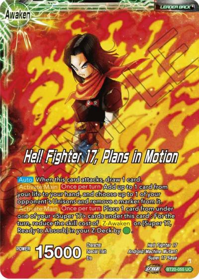 Android 20 and Dr Myuu Hell Fighter 17 Plans in Motion BT20-055 Power Absorbed Dragonball Super card
