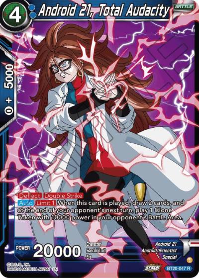 Android 21 Total Audacity BT20-047 Power Absorbed Dragonball Super card