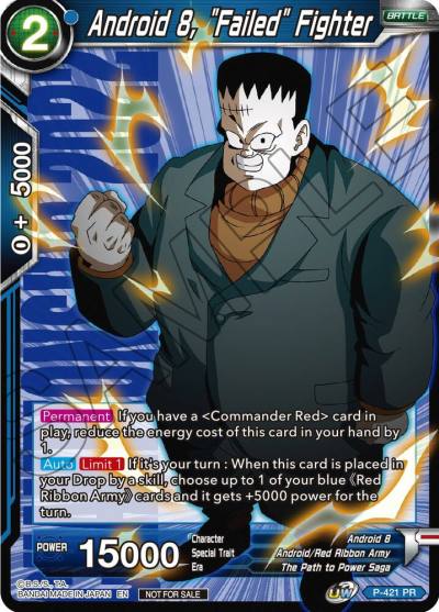 Android 8 Failed Fighter Championship Pack 2022 Vol2 P-421 Promotion Cards Dragonball Super card