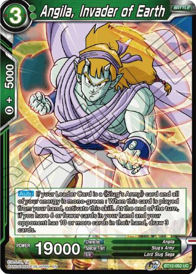 Angila Invader of Earth BT12-062 Vicious Rejuvenation Dragonball Super card