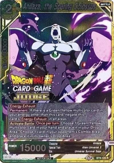 Anilaza the Soaring Colossus BT9-123 Judge Promotion Cards Dragonball Super card