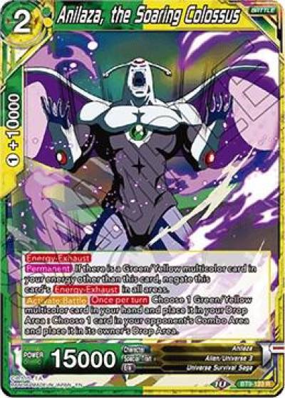 Anilaza the Soaring Colossus BT9-123 Universal Onslaught Dragonball Super card