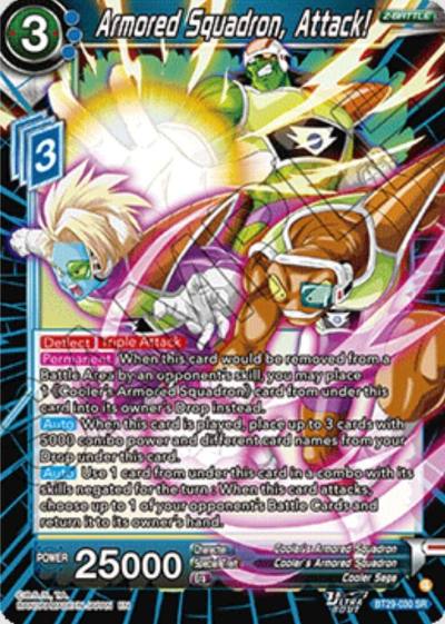 Armored Squadron Attack BT29-030 Fearsome Rivals Dragonball Super card