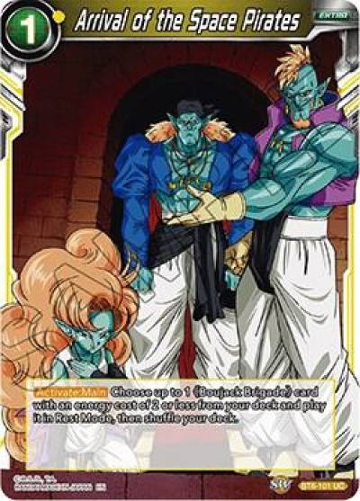 Arrival of the Space Pirates BT6-101 Destroyer Kings Dragonball Super card