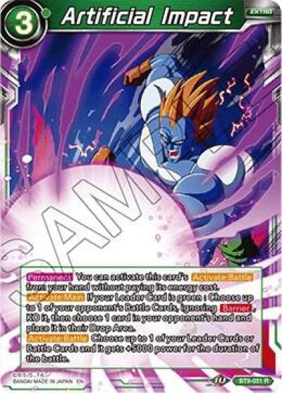 Artificial Impact BT9-051 Universal Onslaught Dragonball Super card