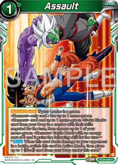Assault BT26-089 Ultimate Advent Dragonball Super card