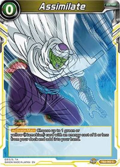 Assimilate Foil TB3-062 Clash of Fates Dragonball Super card