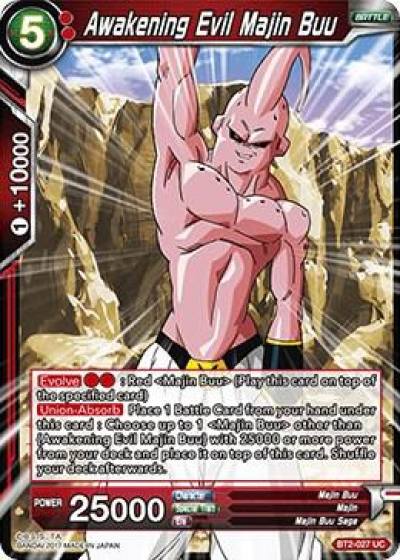 Awakening Evil Majin Buu BT2-027 Union Force Dragonball Super card
