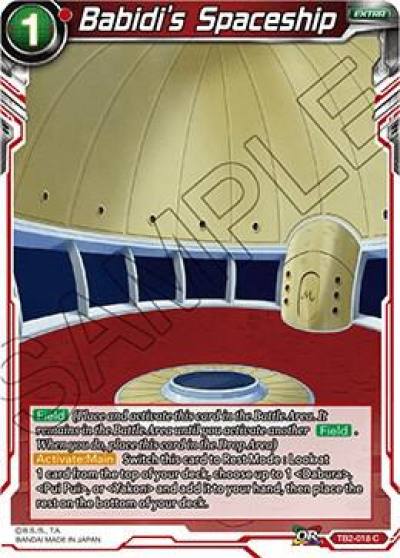 Babidis Spaceship TB2-018 World Martial Arts Tournament Dragonball Super card