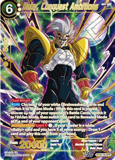 Baby Conquest Ambitions SPR BT29-134 Fearsome Rivals Dragonball Super card