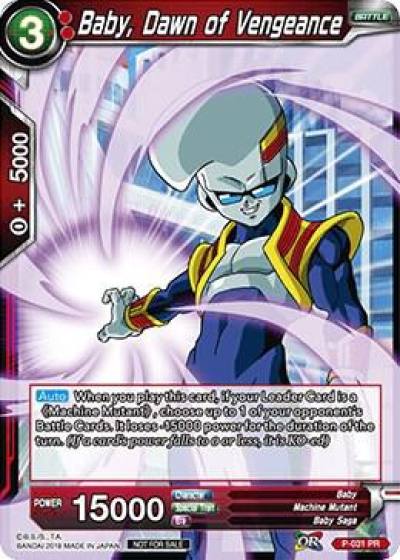 Baby Dawn of Vengeance P-031 Promotion Cards Dragonball Super card