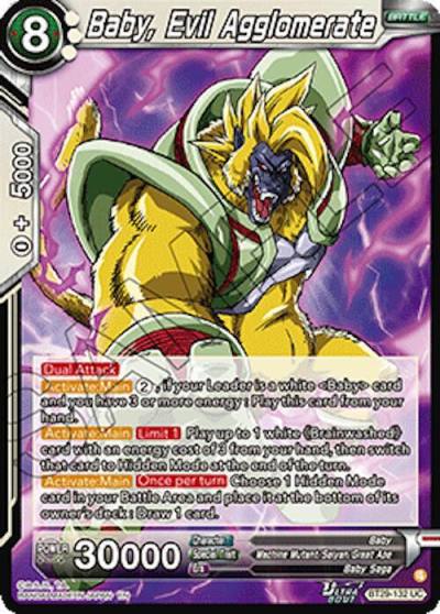 Baby Evil Agglomerate BT29-132 Fearsome Rivals Dragonball Super card