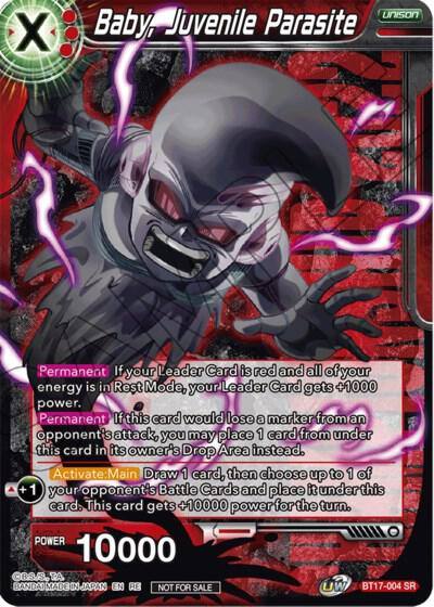 Baby Juvenile Parasite Championship 2022 Celebration Pack BT17-004 Promotion Cards Dragonball Super card