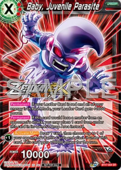 Baby Juvenile Parasite Event Pack 16 BT17-004 Promotion Cards Dragonball Super card