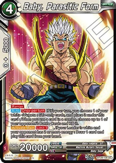 Baby Parasitic Form BT29-135 Fearsome Rivals Dragonball Super card