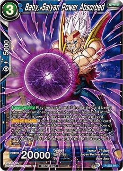 Baby Saiyan Power Absorbed P-252 Promotion Cards Dragonball Super card