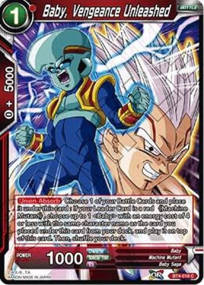 Baby Vengeance Unleashed BT4-018 Colossal Warfare Dragonball Super card