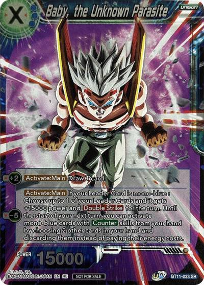 Baby the Unknown Parasite Championship Selection Pack 2023 Vol3 BT11-033 Tournament Promotion Cards Dragonball Super card