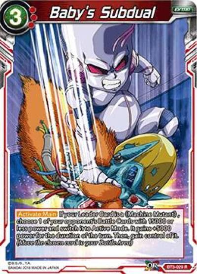 Babys Subdual BT3-029 Cross Worlds Dragonball Super card