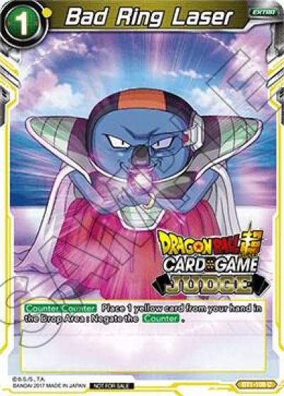 Bad Ring Laser BT1-108 Judge Promotion Cards Dragonball Super card