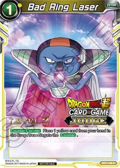 Bad Ring Laser Level 2 BT1-108 Judge Promotion Cards Dragonball Super card