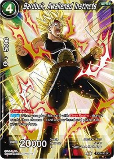 Bardock Awakened Instincts EX06-30 Special Anniversary Set Dragonball Super card