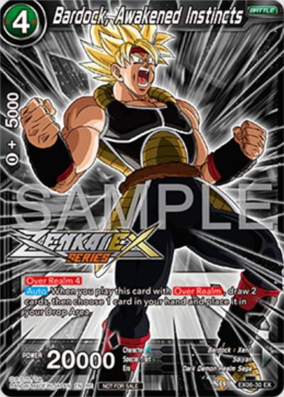 Bardock Awakened Instincts Event Pack 16 EX06-30 Promotion Cards Dragonball Super card