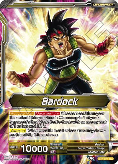Bardock Uncontrollable Bardock BT4-071 Colossal Warfare Dragonball Super card