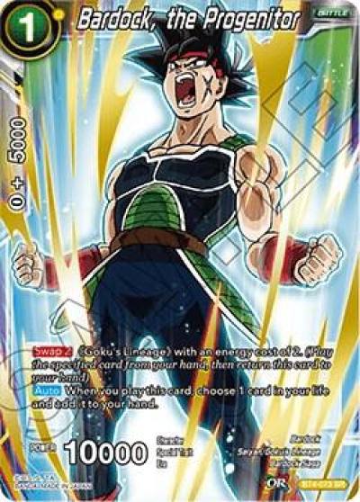 Bardock the Progenitor BT4-073 Colossal Warfare Dragonball Super card