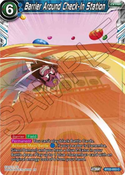 Barrier Around Check In Station BT22-053 Critical Blow Dragonball Super card