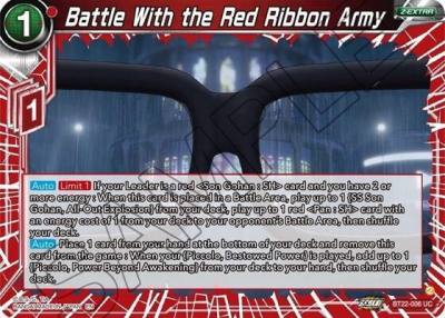 Battle With the Red Ribbon Army BT22-006 Critical Blow Dragonball Super card
