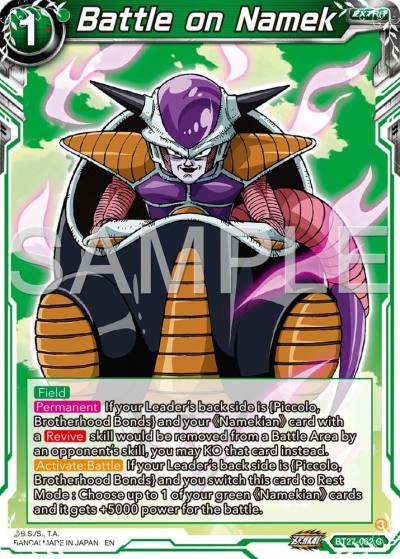 Battle on Namek BT27-062 History of Z Dragonball Super card